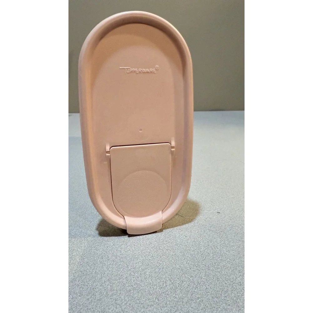 Tupperware Modular Mates 12¼ Cup 2.9L Oval Container‎ Pink Pour Spout Lid